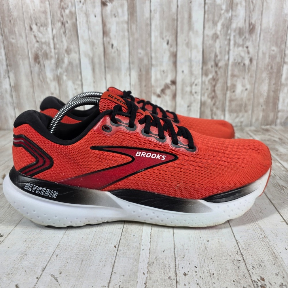 Brooks Glycerin 21 Mens Running Shoes Red Black 1104191D619 Size 11